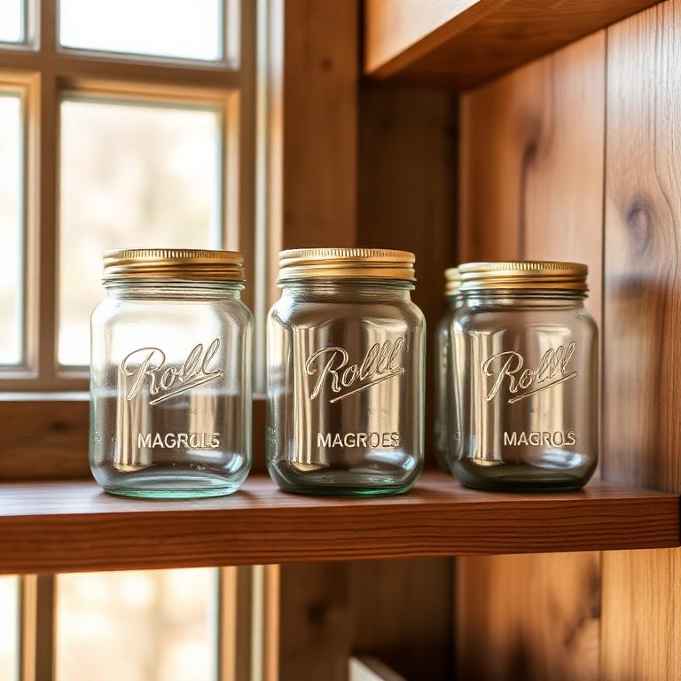 Wide-Mouth Mason Jars